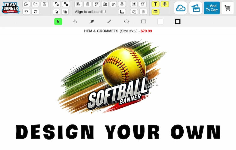 team banner sports design your own